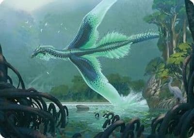 Teval Arbiter of Virtue Art Card 26 54 Art Series: Tarkir: Dragonstorm Magic card