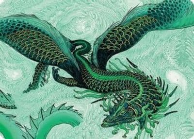 Teval Arbiter of Virtue Art Card 38 54 Art Series: Tarkir: Dragonstorm Magic card
