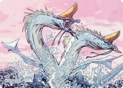 Twinmaw Stormbrood Art Card 39 54 Art Series: Tarkir: Dragonstorm Magic card