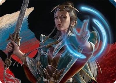Narset Jeskai Waymaster Art Card 44 54 Art Series: Tarkir: Dragonstorm Magic card