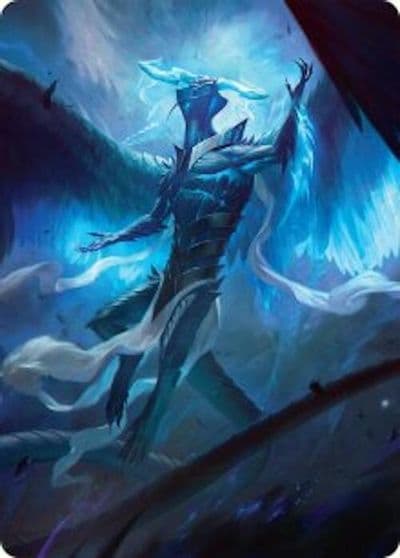 Ugin Eye of the Storms Art Card 1 54 Art Series: Tarkir: Dragonstorm Magic card