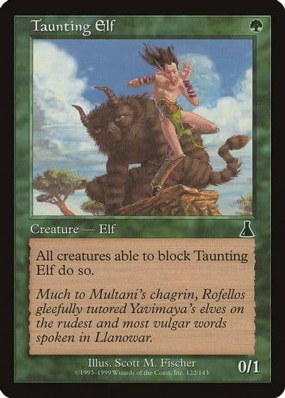 Taunting Elf Urza's Destiny Magic card