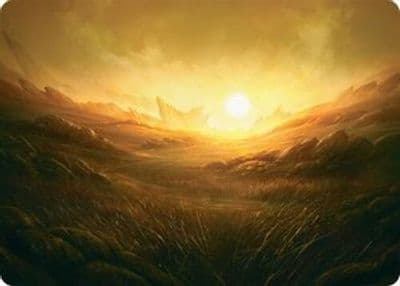 Plains Art Card 31 54 Art Series: Tarkir: Dragonstorm Magic card