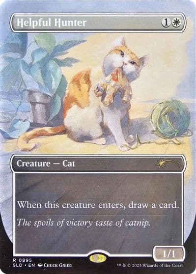 Helpful Hunter 0895 Secret Lair Drop Series Magic card