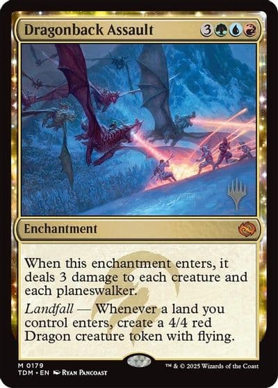 Dragonback Assault Promo Pack: Tarkir: Dragonstorm Magic card