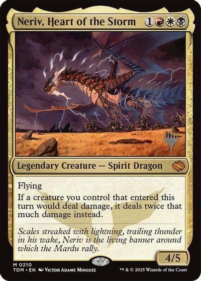 Neriv Heart of the Storm Promo Pack: Tarkir: Dragonstorm Magic card