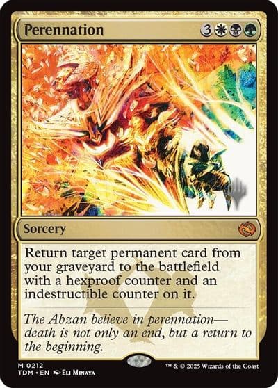 Perennation Promo Pack: Tarkir: Dragonstorm Magic card