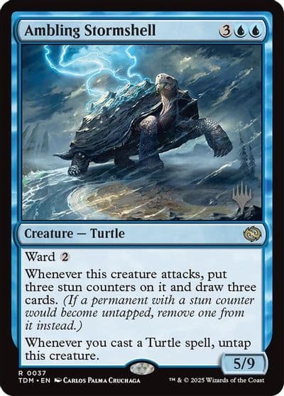 Ambling Stormshell Promo Pack: Tarkir: Dragonstorm Magic card