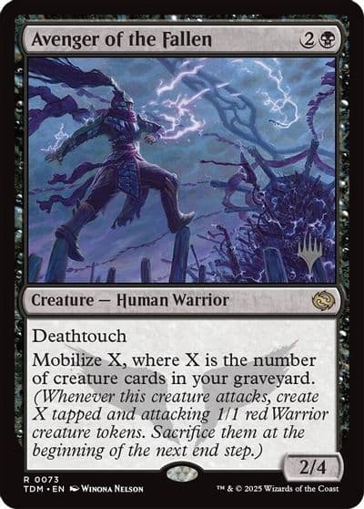 Avenger of the Fallen Promo Pack: Tarkir: Dragonstorm Magic card