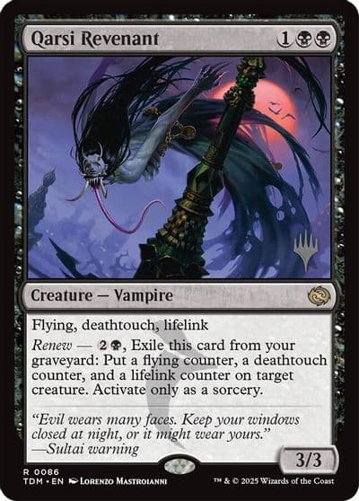 Qarsi Revenant Promo Pack: Tarkir: Dragonstorm Magic card