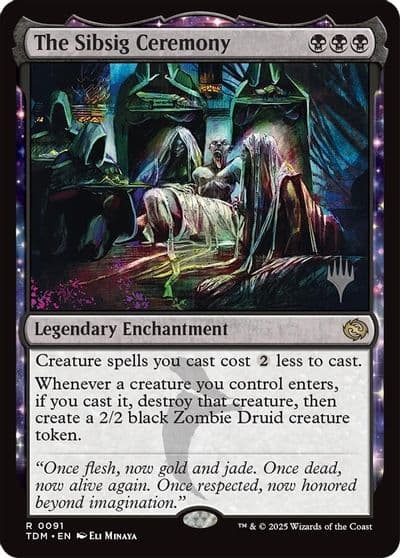 The Sibsig Ceremony Promo Pack: Tarkir: Dragonstorm Magic card