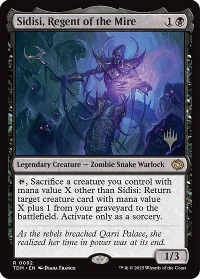 Sidisi Regent of the Mire Promo Pack: Tarkir: Dragonstorm Magic card