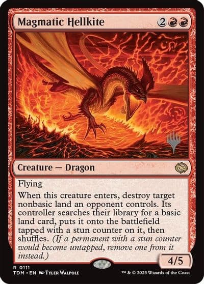 Magmatic Hellkite Promo Pack: Tarkir: Dragonstorm Magic card