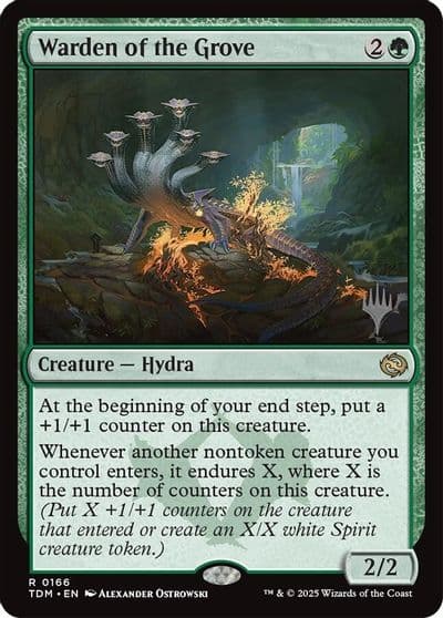 Warden of the Grove Promo Pack: Tarkir: Dragonstorm Magic card