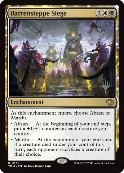 Barrensteppe Siege Promo Pack: Tarkir: Dragonstorm Magic card