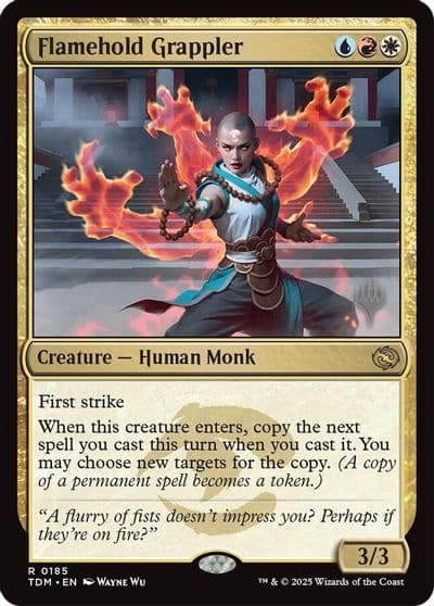 Flamehold Grappler Promo Pack: Tarkir: Dragonstorm Magic card