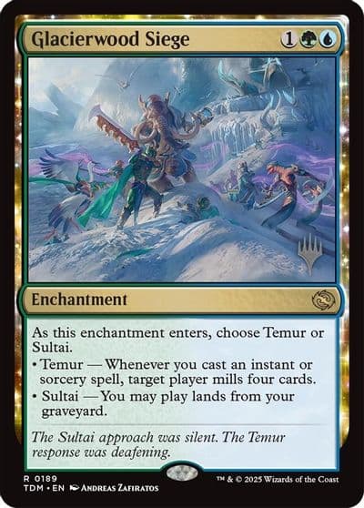 Glacierwood Siege Promo Pack: Tarkir: Dragonstorm Magic card