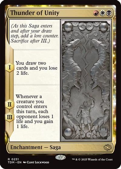 Thunder of Unity Promo Pack: Tarkir: Dragonstorm Magic card