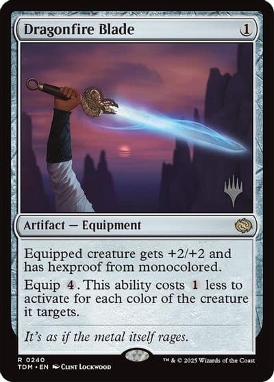 Dragonfire Blade Promo Pack: Tarkir: Dragonstorm Magic card