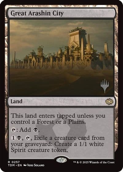 Great Arashin City Promo Pack: Tarkir: Dragonstorm Magic card