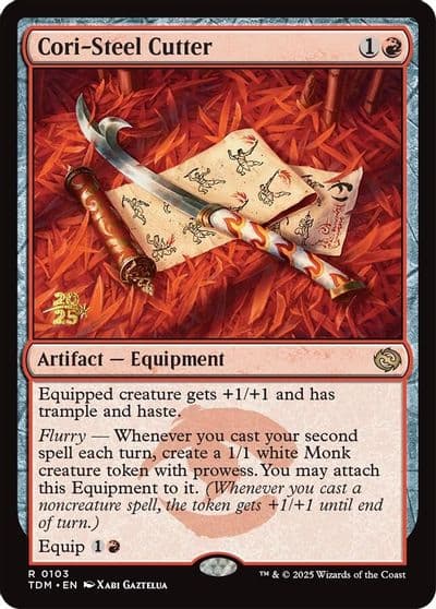 Cori Steel Cutter Prerelease Cards Magic card