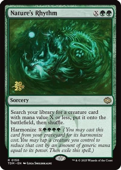 Natures Rhythm Prerelease Cards Magic card