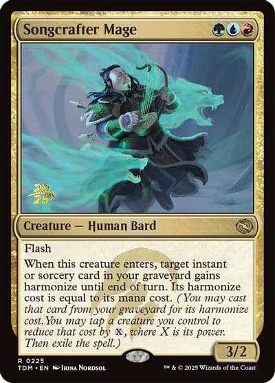 Songcrafter Mage Prerelease Cards Magic card
