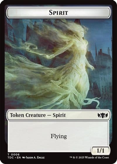 Spirit Treasure Double Sided Token Commander: Tarkir: Dragonstorm Magic card