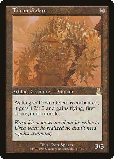 Thran Golem Urza's Destiny Magic card