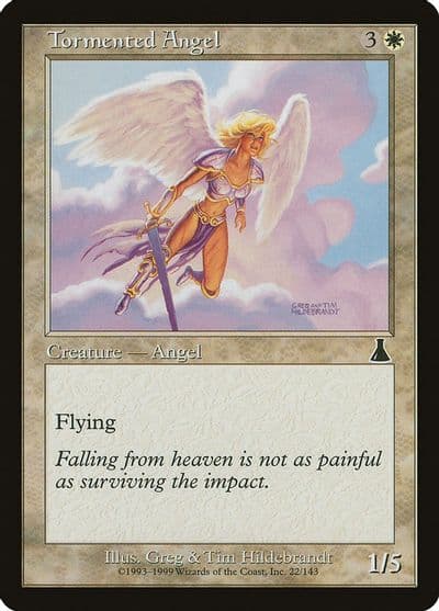 Tormented Angel Urza's Destiny Magic card