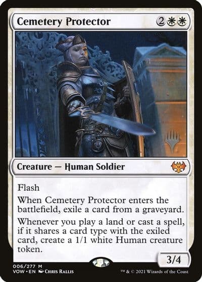 Cemetery Protector Promo Pack: Aetherdrift Magic card