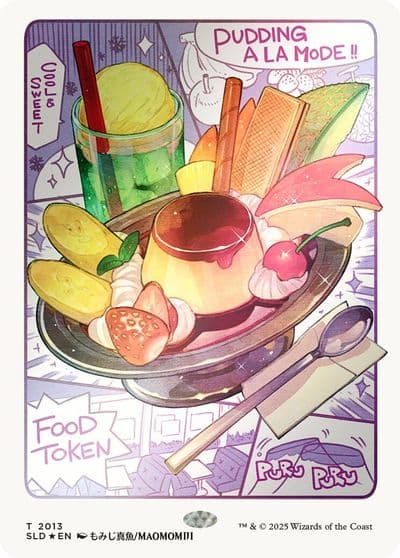 Food Token 2013 Rainbow Foil Secret Lair Drop Series Magic card