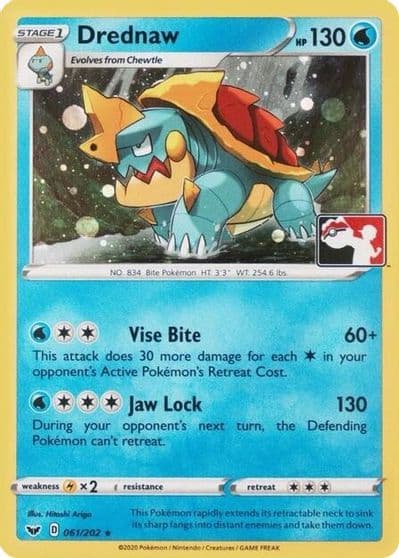 Drednaw (League Promo) League & Championship Cards Pokemon card