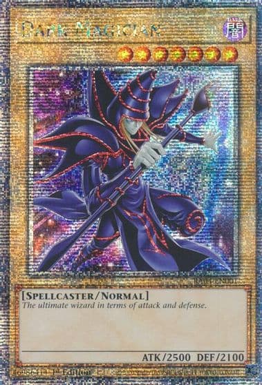 Dark Magician New Art Quarter Century Secret Rare Quarter Century Stampede Yu-Gi-Oh! card