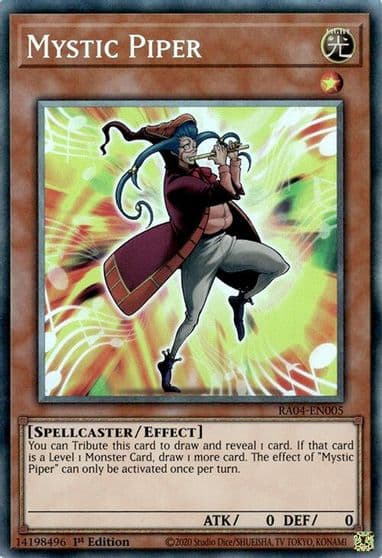 Mystic Piper PCR Quarter Century Stampede Yu-Gi-Oh! card