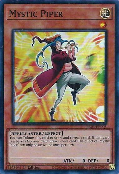 Mystic Piper Quarter Century Stampede Yu-Gi-Oh! card