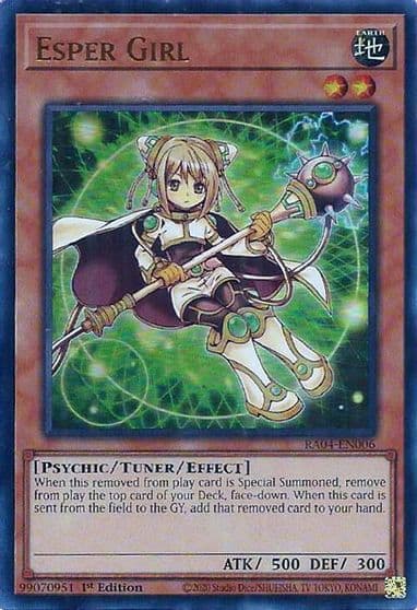 Esper Girl UR Quarter Century Stampede Yu-Gi-Oh! card