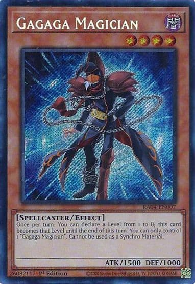 Gagaga Magician Secret Rare Quarter Century Stampede Yu-Gi-Oh! card