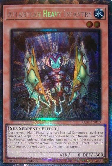 Atlantean Heavy Infantry PCR Quarter Century Stampede Yu-Gi-Oh! card
