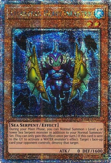 Atlantean Heavy Infantry Quarter Century Secret Rare Quarter Century Stampede Yu-Gi-Oh! card