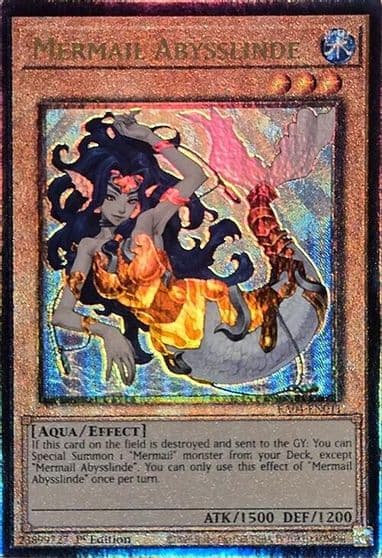 Mermail Abysslinde PUR Quarter Century Stampede Yu-Gi-Oh! card