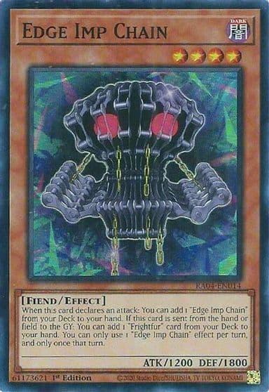 Edge Imp Chain Quarter Century Stampede Yu-Gi-Oh! card