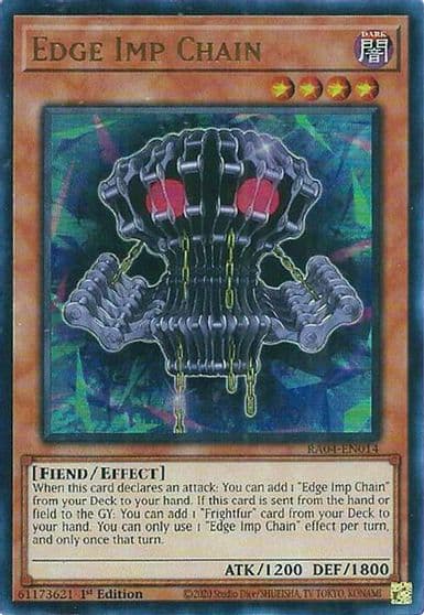 Edge Imp Chain UR Quarter Century Stampede Yu-Gi-Oh! card