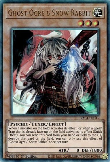 Ghost Ogre and Snow Rabbit PUR Quarter Century Stampede Yu-Gi-Oh! card