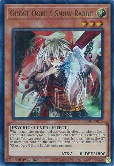 Ghost Ogre and Snow Rabbit UR Quarter Century Stampede Yu-Gi-Oh! card
