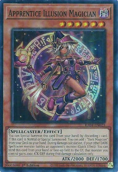 Apprentice Illusion Magician Quarter Century Stampede Yu-Gi-Oh! card