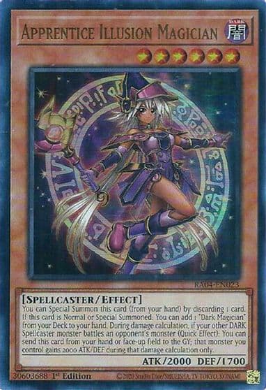 Apprentice Illusion Magician UR Quarter Century Stampede Yu-Gi-Oh! card