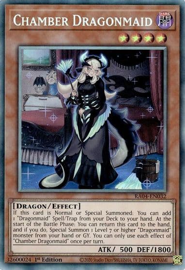 Chamber Dragonmaid PCR Quarter Century Stampede Yu-Gi-Oh! card