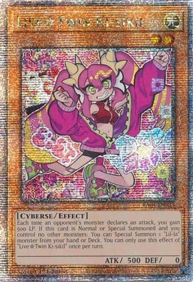Live Twin Ki sikil Quarter Century Secret Rare Quarter Century Stampede Yu-Gi-Oh! card