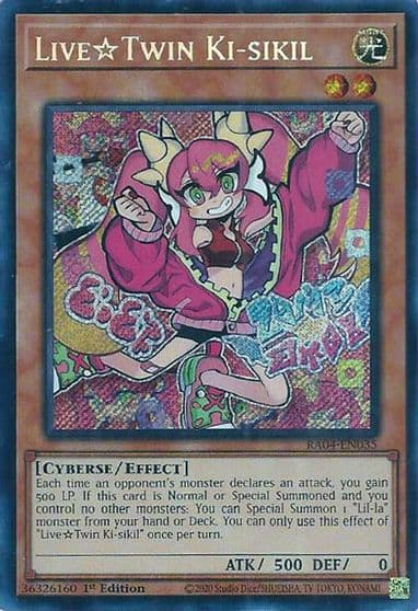 Live Twin Ki sikil Secret Rare Quarter Century Stampede Yu-Gi-Oh! card